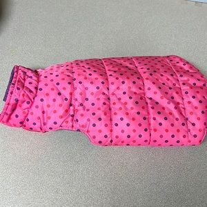 Polka Dot Pink Dog Jacket